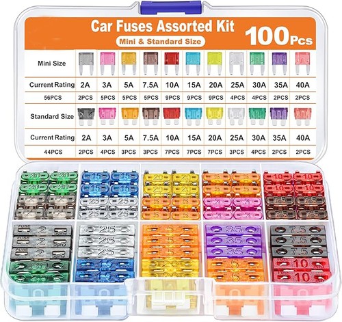 Kfz sicherungen set 100 - kfz, stück
