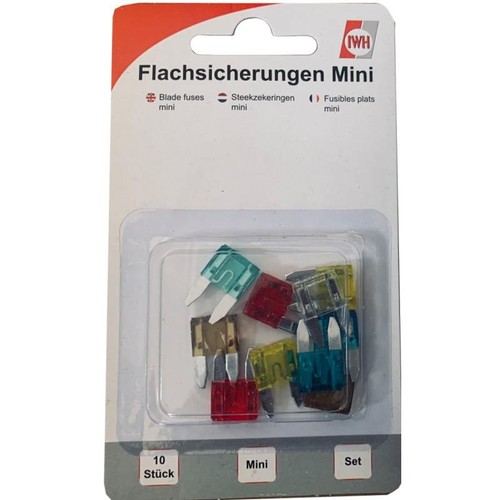 10x flachsicherungen set - 10x,