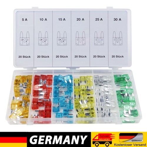 120 stück kfz - 120, sicherungen